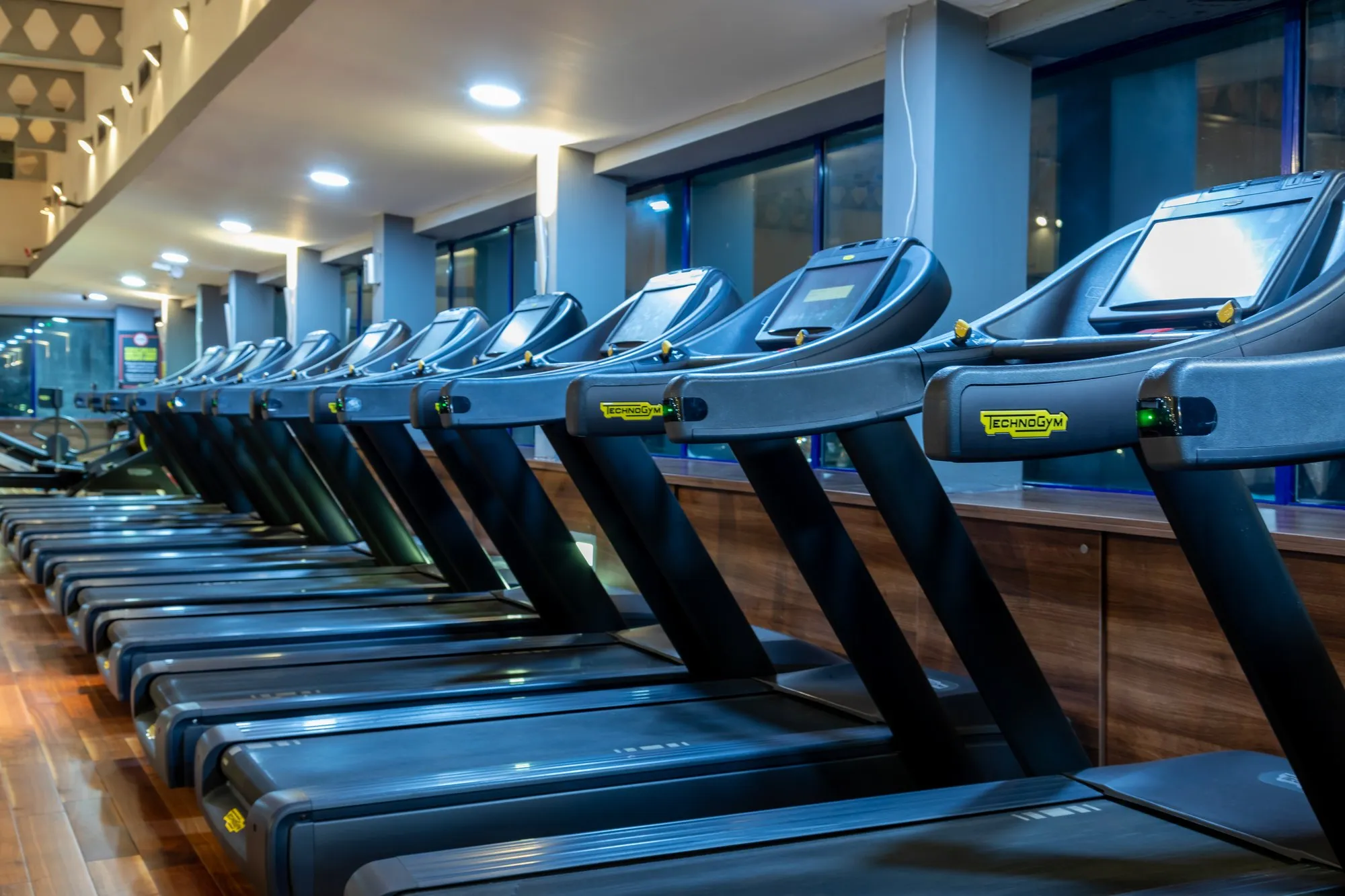 Treadmills at Gold's Gym Dagenham