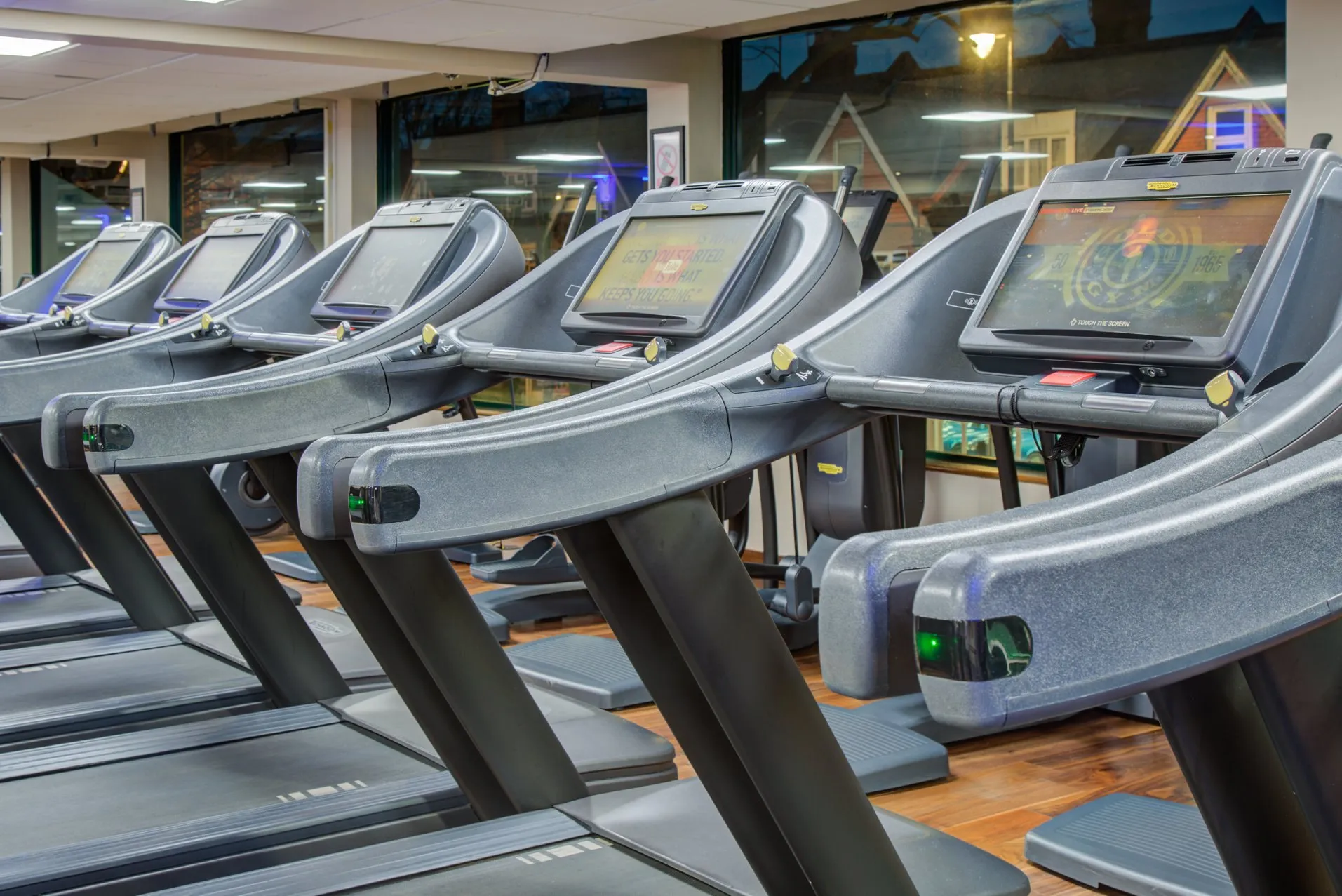 Technogym treadmills at Gold's Gym Hanwell