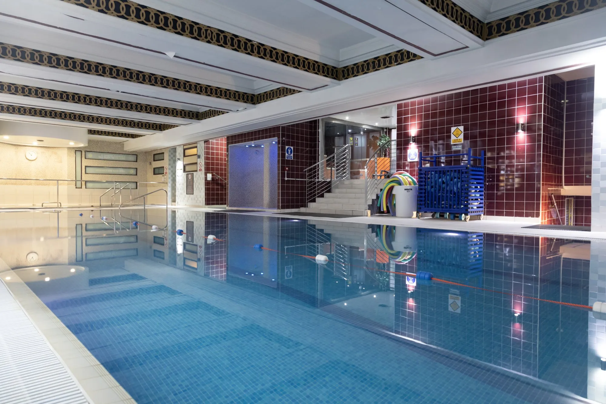 The indoor pool at Gold's Gym Harrow